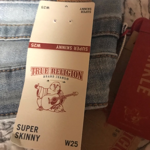 True Religion Jeans Super Skinny Size- 25 - Picture 6 of 13